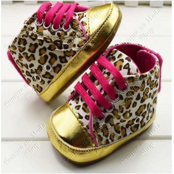 Tênis oncinha pink