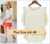 Camisa soltinha PLUS SIZE