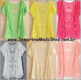 Cardigan em renda