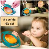 Prato giratório 360º a comida não cai