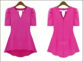 Pink Peplum soltinha